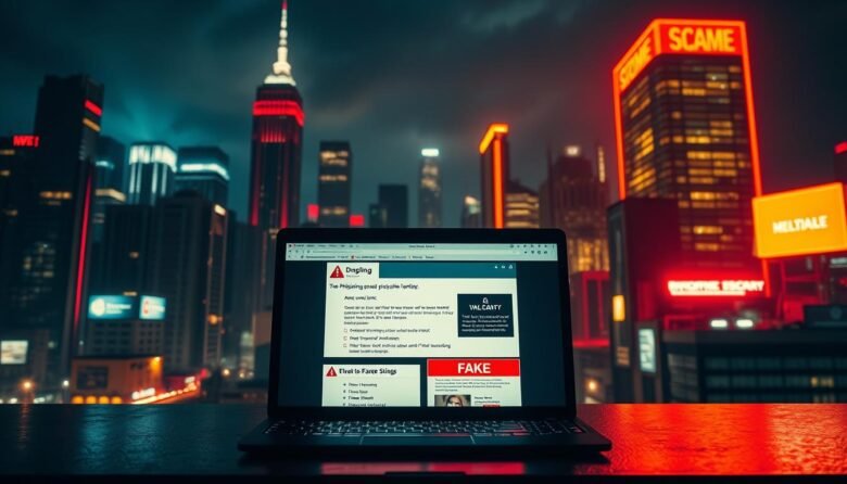 Online scam detection