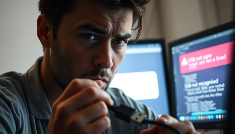 USB not recognized fix