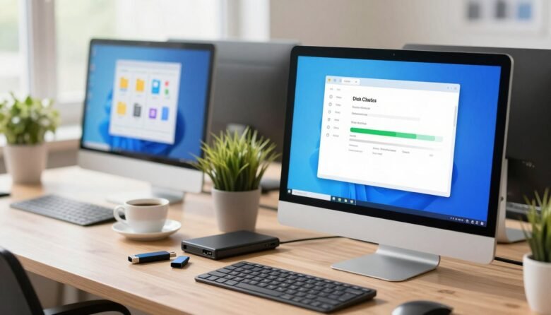 how to free up disk space on Windows without deleting files